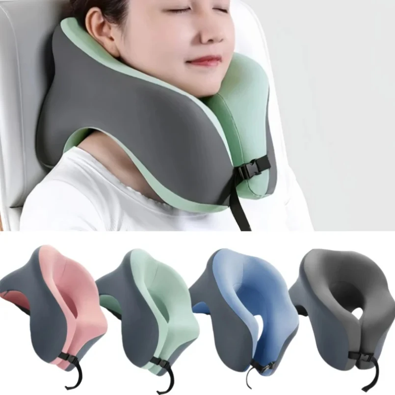 Portable U-shaped Travel Pillow Memory Foam Sleeping Pillows Office Nap Pillow Car Airplane Neck Cushion Ergonomic Head Support 
Portable U-shaped Travel Pillow Memory Foam Sleeping Pillows Office Nap Pillow Car Airplane Neck Cushion Ergonomic Head Support