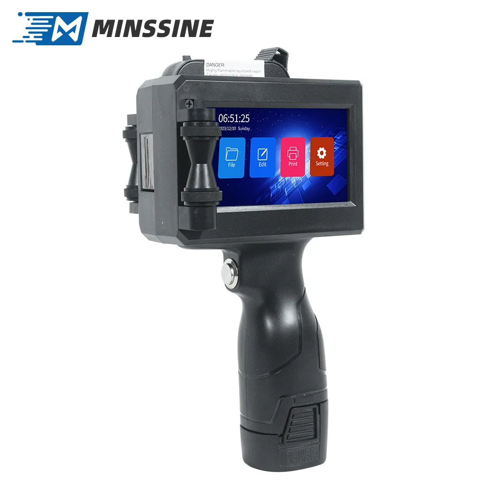 25.4mm Good Machine Handheld Thermal Inkjet Printer For Coding 5 Line Information Multi Language
25.4mm Good Machine Handheld Thermal Inkjet Printer For Coding 5 Line Information Multi Language