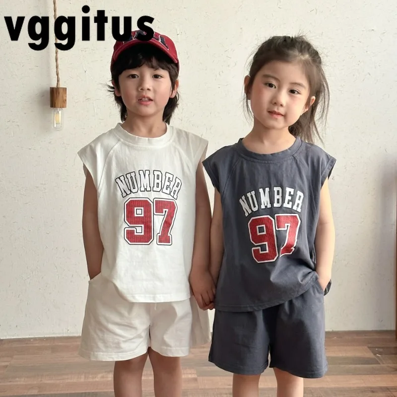 New Summer Girl Boy Matching Outfits Sports Set Soft Cotton Korean Style Casual Tank Tops+Wide Leg Shorts Two Piece Set H0349
New Summer Girl Boy Matching Outfits Sports Set Soft Cotton Korean Style Casual Tank Tops+Wide Leg Shorts Two Piece Set H0349