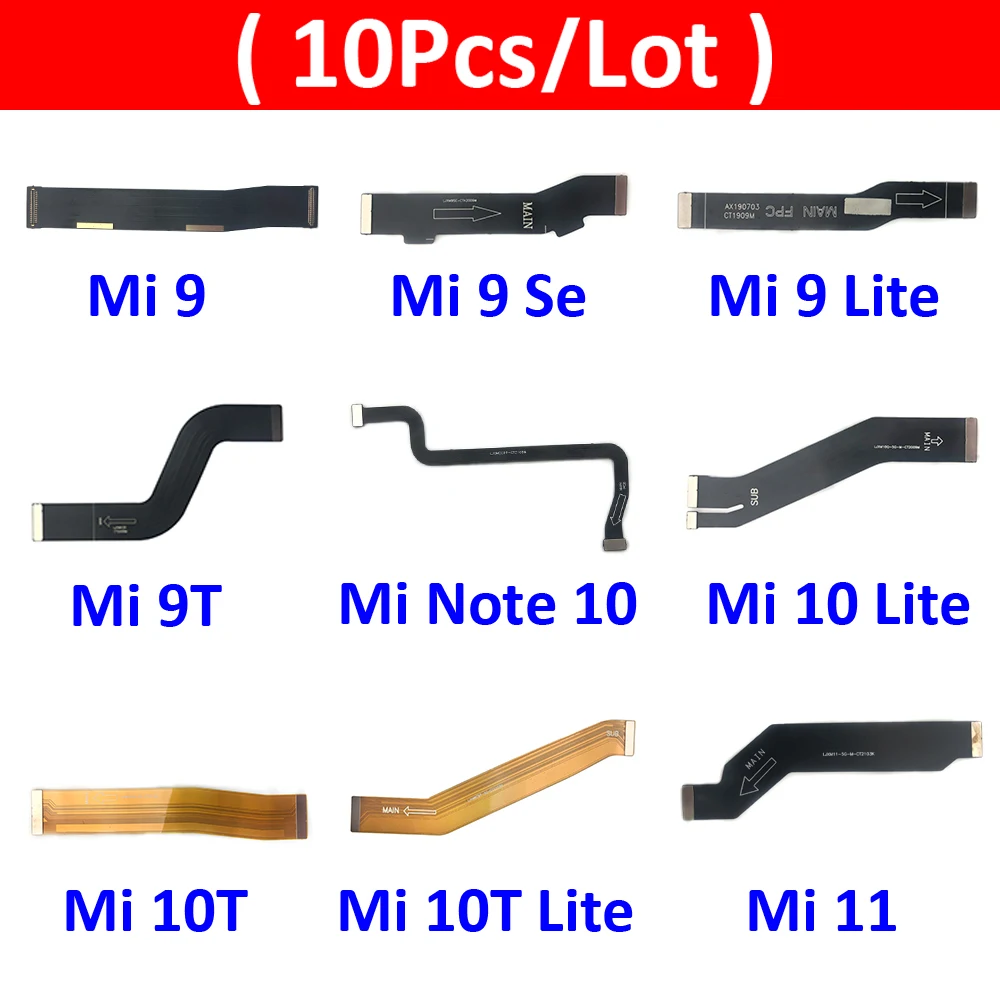 10Pcs/Lot, Main Board Motherboard Connector Board Flex Cable For Xiaomi Mi 11 10 10T 6 8 9 Se 10T Lite A3 9T Note 10 F2 Pro
10Pcs/Lot, Main Board Motherboard Connector Board Flex Cable For Xiaomi Mi 11 10 10T 6 8 9 Se 10T Lite A3 9T Note 10 F2 Pro