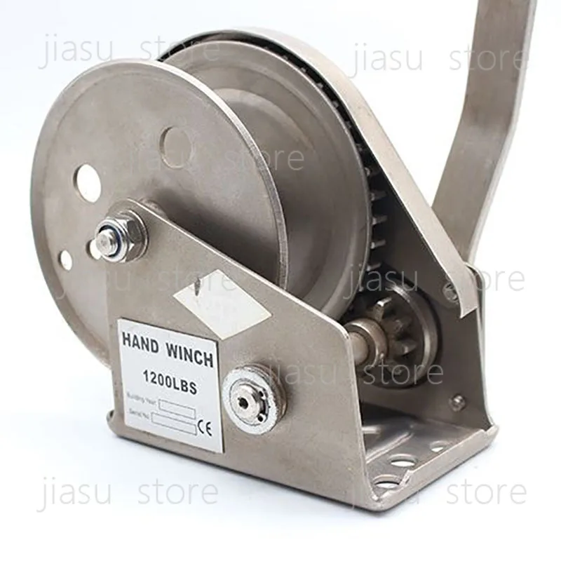 Hand winch 304 stainless steel two-way self-locking small household winch manual winch
Hand winch 304 stainless steel two-way self-locking small household winch manual winch