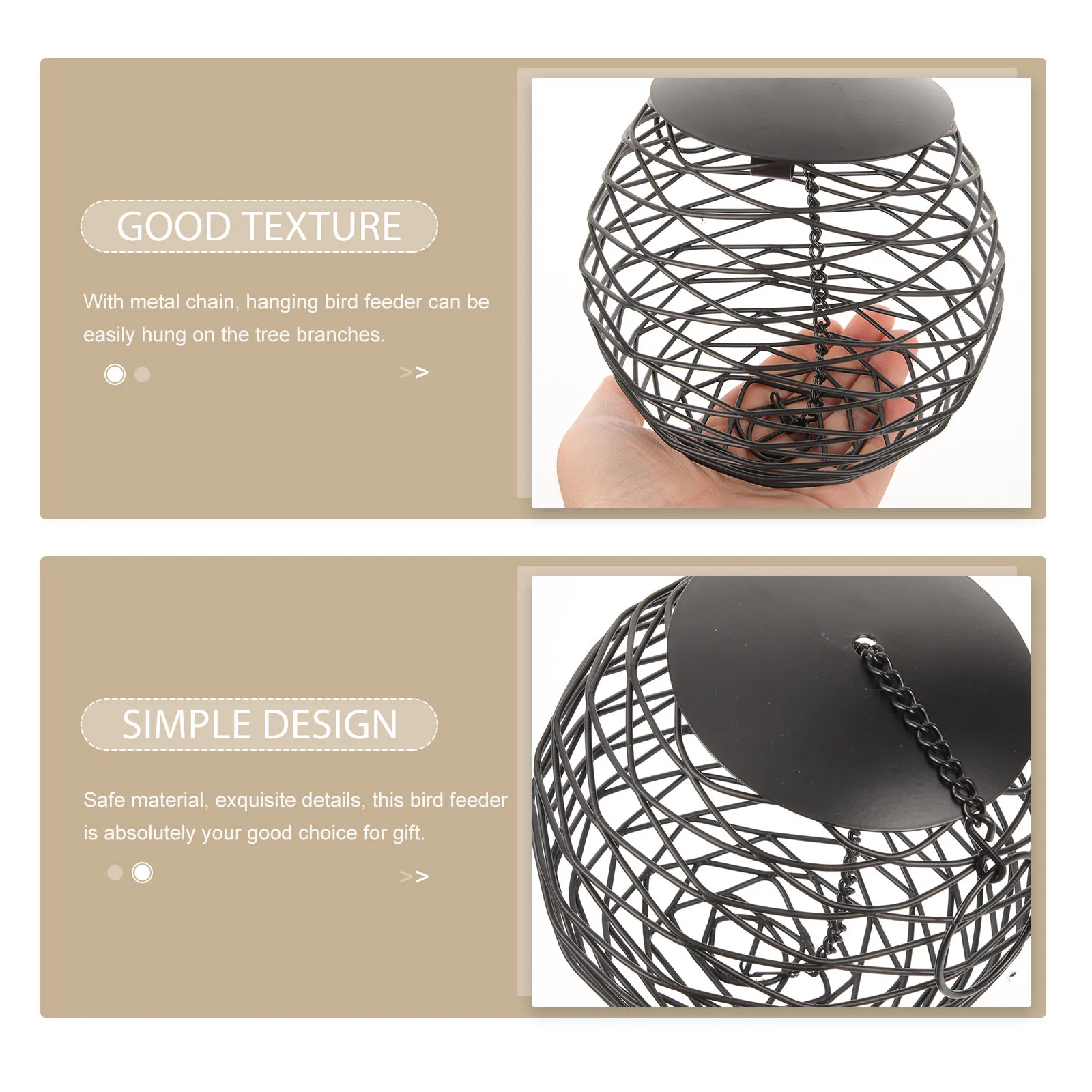 Hanging Bird Feeder Outdoor Feeders Durable Swing Design Easy Clean Safe Material Garden Wire Feeders Bird Food
Hanging Bird Feeder Outdoor Feeders Durable Swing Design Easy Clean Safe Material Garden Wire Feeders Bird Food