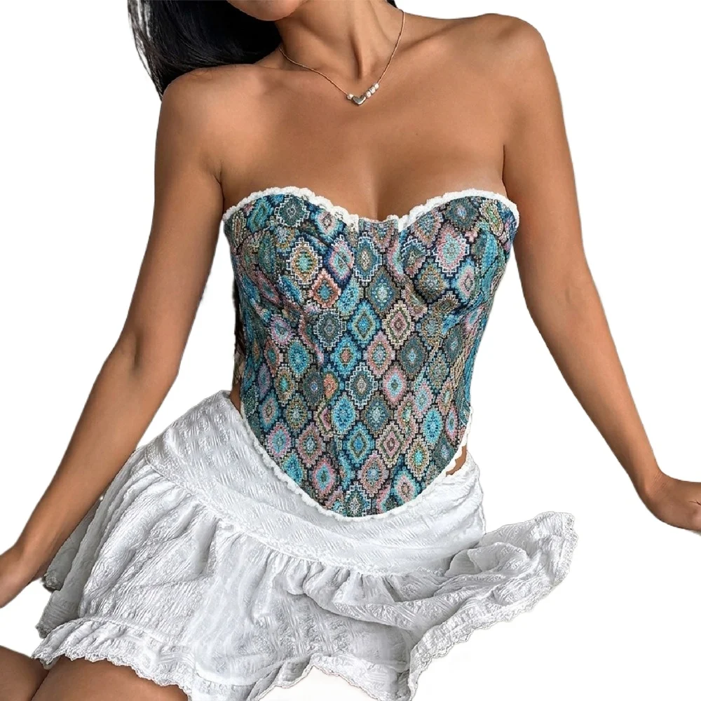 corset shaper Fishbone Corset New Diamond Pattern Jacquard Sexy Lace Strapless Top A Stylish and Versatile Women s Tank Top
corset shaper Fishbone Corset New Diamond Pattern Jacquard Sexy Lace Strapless Top A Stylish and Versatile Women s Tank Top