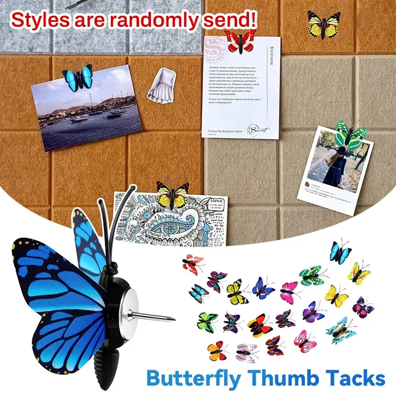 20/50Pcs Butterfly Thumb Tacks Decorative Push Pins Notice Board Photo Wall Pins Colorful Butterflies DIY Reusable thumbtacks
20/50Pcs Butterfly Thumb Tacks Decorative Push Pins Notice Board Photo Wall Pins Colorful Butterflies DIY Reusable thumbtacks