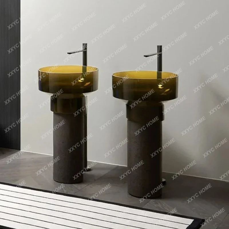 A Blue Transparent, Floor-to-ceiling Washbasin Washbasin Toilet Washbasin BalconyEsmt163
A Blue Transparent, Floor-to-ceiling Washbasin Washbasin Toilet Washbasin BalconyEsmt163