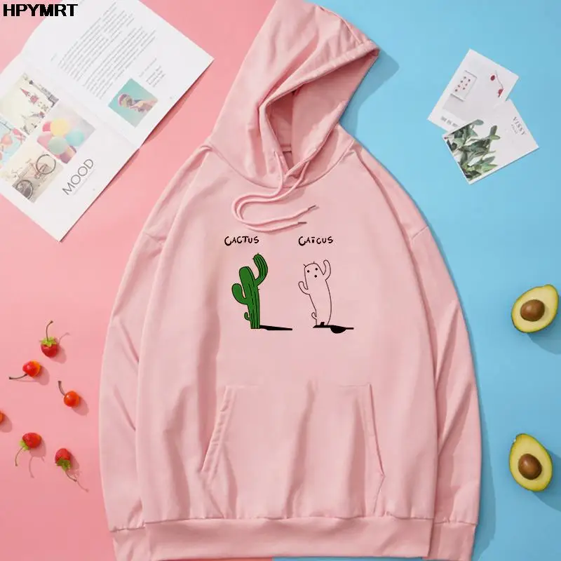 Ladys girl Cartoon graphic hoodie Spring Autumn long sleeves White pink Tops cute Cactus Printed street Casual Sweatshirt M-XXXL
Ladys girl Cartoon graphic hoodie Spring Autumn long sleeves White pink Tops cute Cactus Printed street Casual Sweatshirt M-XXXL