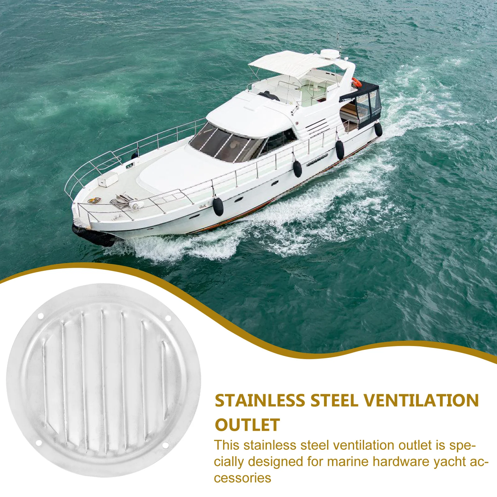 Stainless Steel Ventilation Panel Air Outlet Round Marine Boat Hardware Corrosion Resistant Durable Flush Louvered Vent Exhaust
Stainless Steel Ventilation Panel Air Outlet Round Marine Boat Hardware Corrosion Resistant Durable Flush Louvered Vent Exhaust