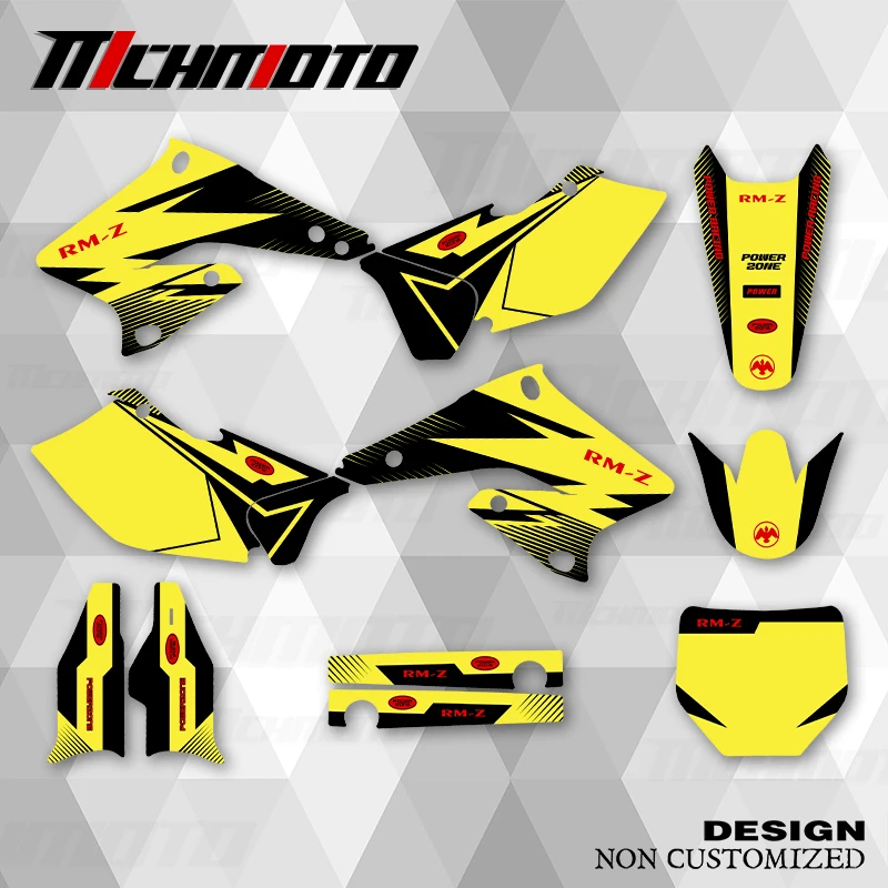MCHMFG новый стиль графические наклейки наборы наклеек для SUZUKI RMZ RMZ 250 2004 2005 2006
MCHMFG новый стиль графические наклейки наборы наклеек для SUZUKI RMZ RMZ 250 2004 2005 2006