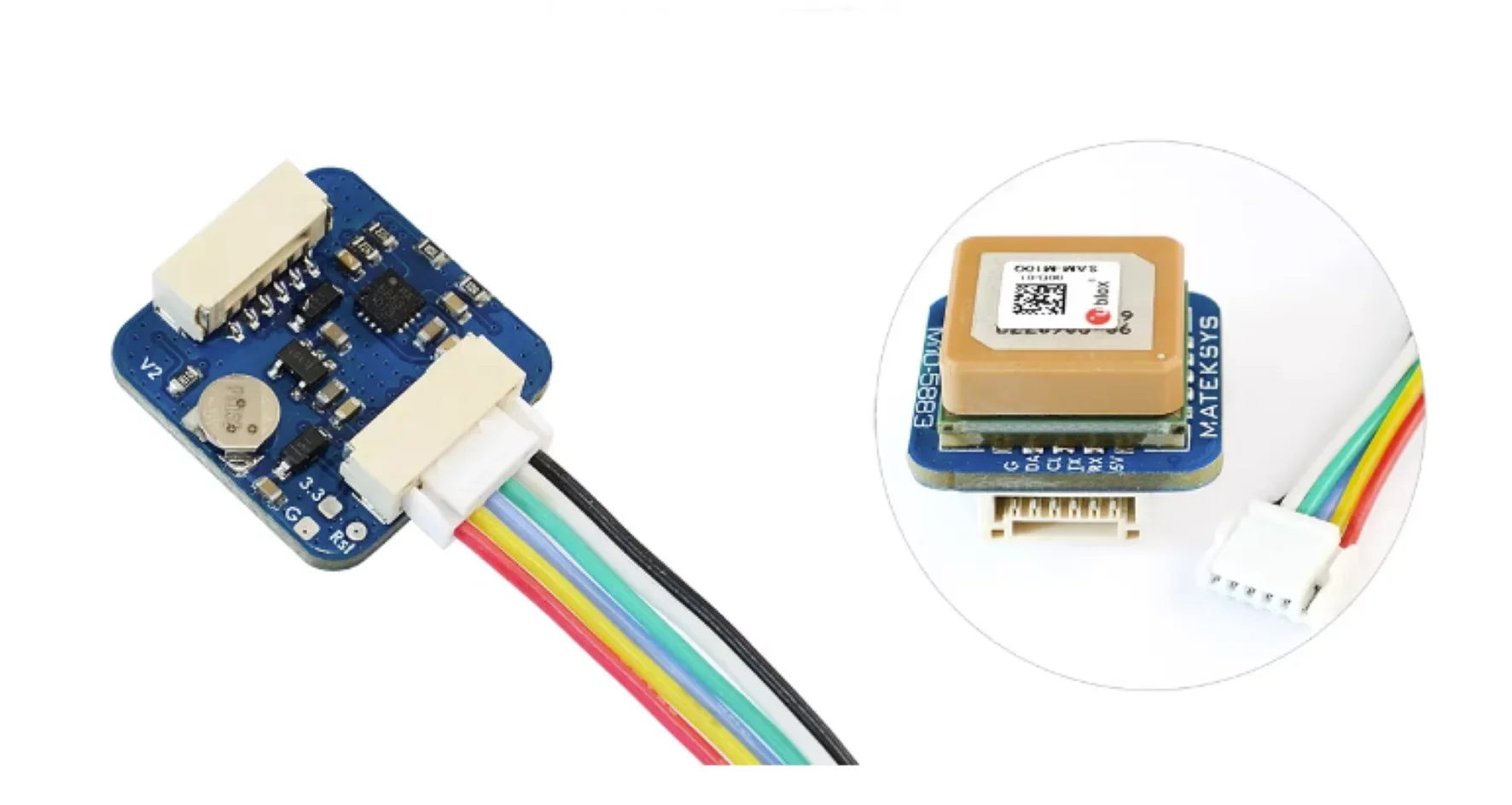 MATEK GNSS GPS Module - M10Q-5883/ F405-HDTE Flight Controller / M9N-G4-3100 / H7A3-SLIM STM32H7A3RIT6 Flight Controller
MATEK GNSS GPS Module - M10Q-5883/ F405-HDTE Flight Controller / M9N-G4-3100 / H7A3-SLIM STM32H7A3RIT6 Flight Controller