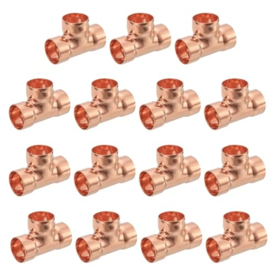 Pcs Copper Reducing Tee Pressure Pipe Fitting Connectors for Plumbing Supply and Refrigeration
Pcs Copper Reducing Tee Pressure Pipe Fitting Connectors for Plumbing Supply and Refrigeration