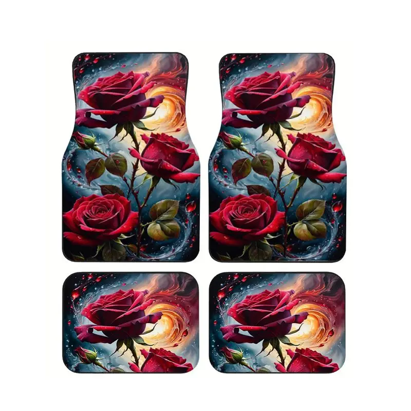 Rose Nebula Romantic Car Floor Mats Universal Auto Carpet Mat For Vehicle Interior Accessories Decoration Front Rear Set 4pcs
Rose Nebula Romantic Car Floor Mats Universal Auto Carpet Mat For Vehicle Interior Accessories Decoration Front Rear Set 4pcs