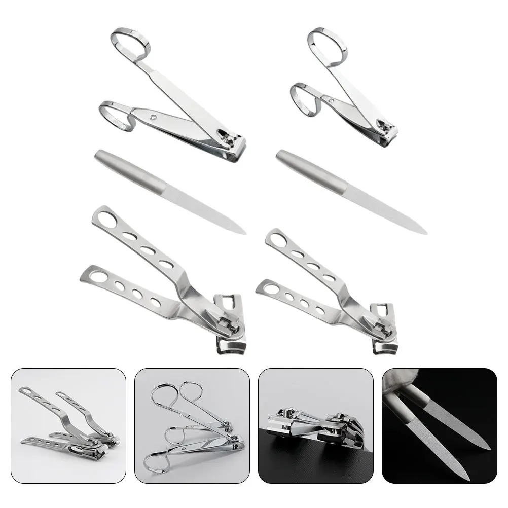 6Pcs Nail Cutter Kit Stainless Steel 360-Degree Rotating Grip Nail Clippers Suitable for Thick Nails Manicure Pedicure
6Pcs Nail Cutter Kit Stainless Steel 360-Degree Rotating Grip Nail Clippers Suitable for Thick Nails Manicure Pedicure