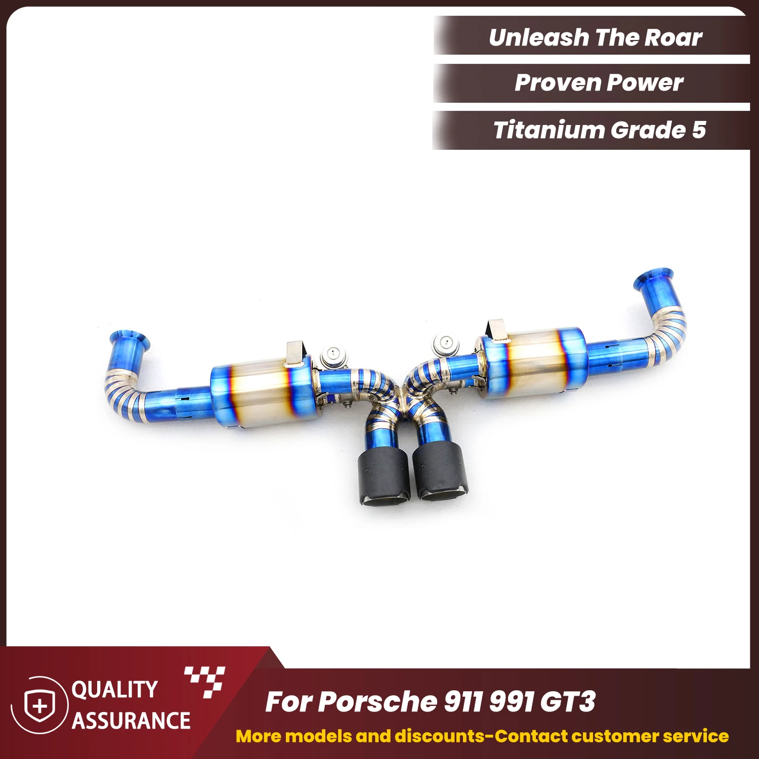 High Efficiency Performance Supercar Sound ECCF Titanium Catback for Porsche 911 991 GT3
High Efficiency Performance Supercar Sound ECCF Titanium Catback for Porsche 911 991 GT3