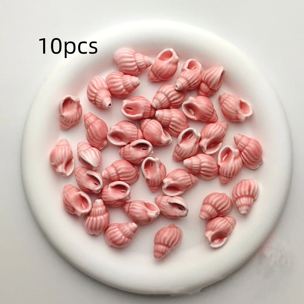 10pcs/set Handmade Craft Conch Shell Beads Cartoon 3D Conch Spacer Loose Beads Colorful Cute Jewelry Making Material
10pcs/set Handmade Craft Conch Shell Beads Cartoon 3D Conch Spacer Loose Beads Colorful Cute Jewelry Making Material