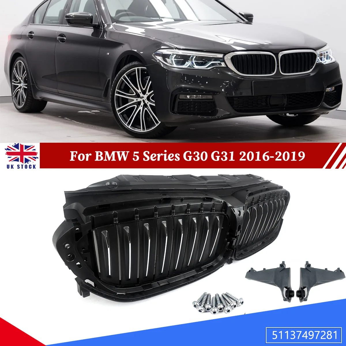 MAGICKIT черный передний кронштейн решетки радиатора без двигателя для BMW 5 серии G30 G31 2017-2020, автомобильные аксессуары, инструменты
MAGICKIT черный передний кронштейн решетки радиатора без двигателя для BMW 5 серии G30 G31 2017-2020, автомобильные аксессуары, инструменты