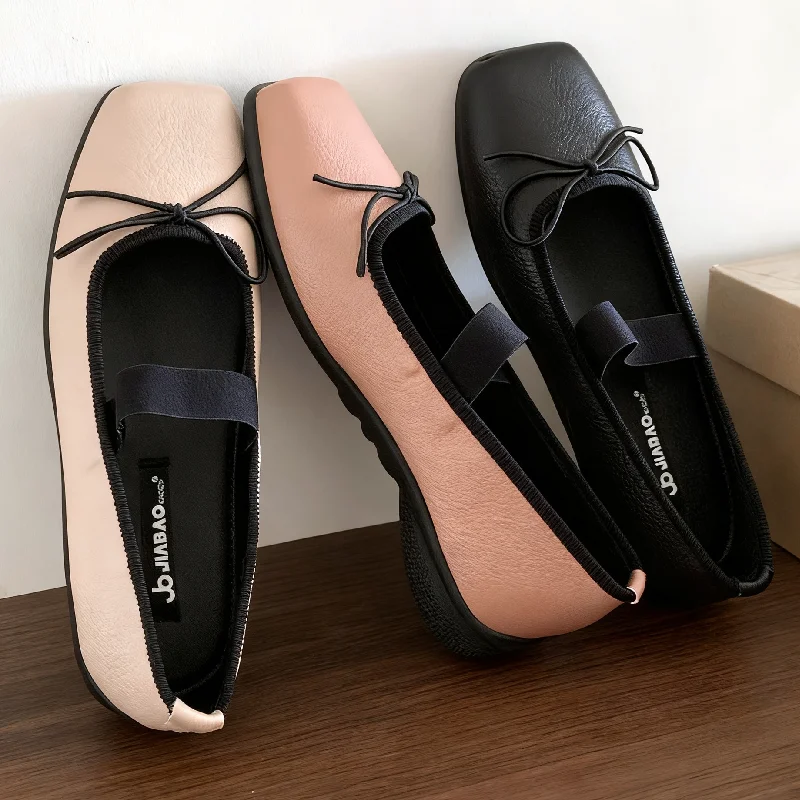 Женские туфли Мэри Джейн в балетном стиле с квадратным носком и украшением в виде банта, удобная дизайнерская женская обувь, элегантные туфли-лодочки для банкетной вечеринки
Женские туфли Мэри Джейн в балетном стиле с квадратным носком и украшением в виде банта, удобная дизайнерская женская обувь, элегантные туфли-лодочки для банкетной вечеринки