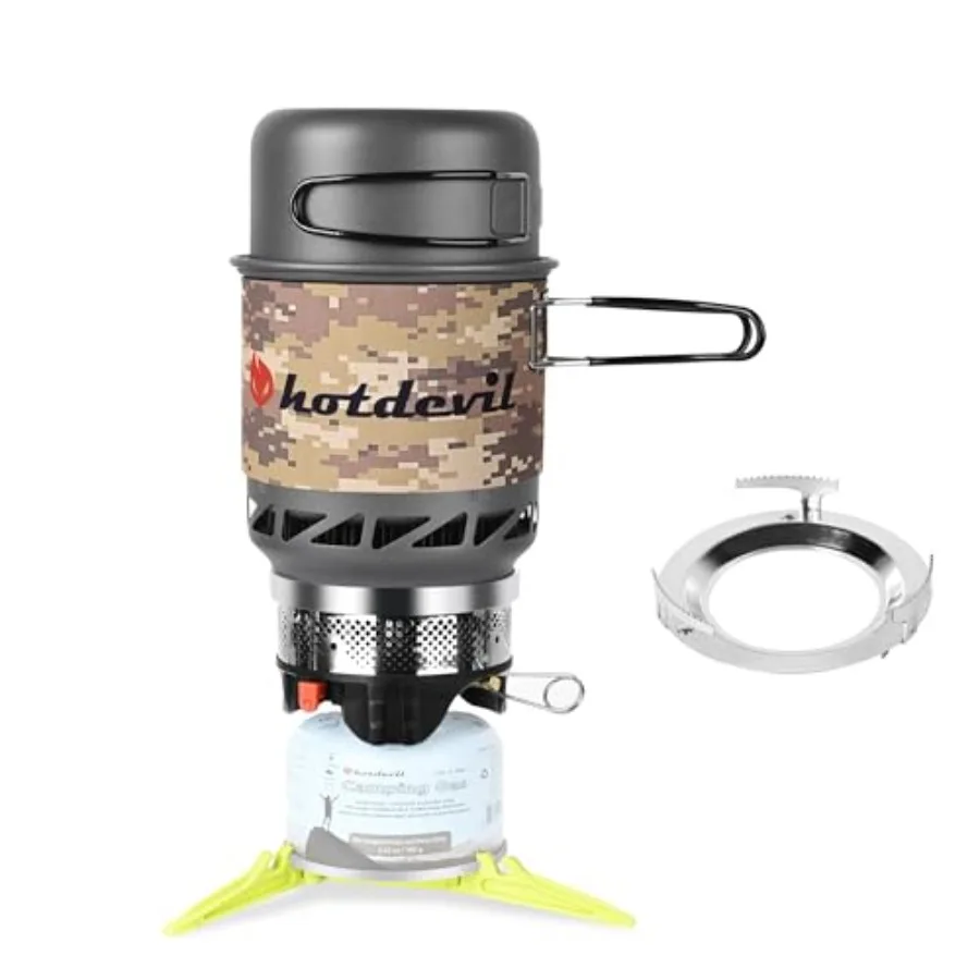 0.75+0.25L Backpacking Camping Stove Cooking System with Piezo Ignition Outdoor Portable Burner with Pot and Metal Holder Campi
0.75+0.25L Backpacking Camping Stove Cooking System with Piezo Ignition Outdoor Portable Burner with Pot and Metal Holder Campi