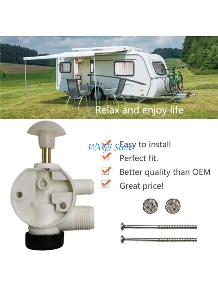 37JE 385314349, Toilet Water Valves Assembly, Pedals Flush Toilets Repair for RVs
37JE 385314349, Toilet Water Valves Assembly, Pedals Flush Toilets Repair for RVs