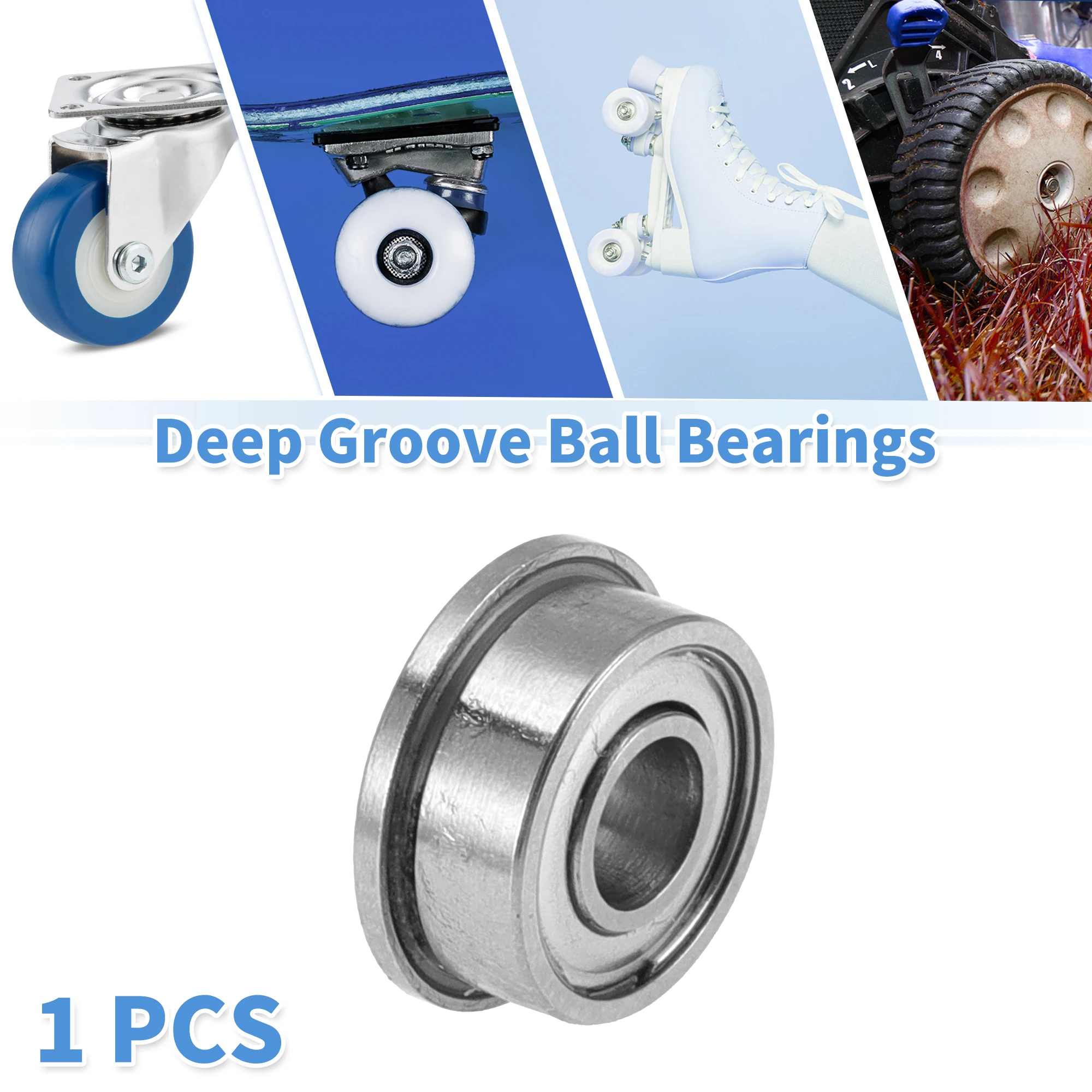 Motoforti FR2-5zz Deep Groove Ball Bearings Lubricated Bearings Double Metal Seal 3x8x3.5mm Silver Tone
Motoforti FR2-5zz Deep Groove Ball Bearings Lubricated Bearings Double Metal Seal 3x8x3.5mm Silver Tone
