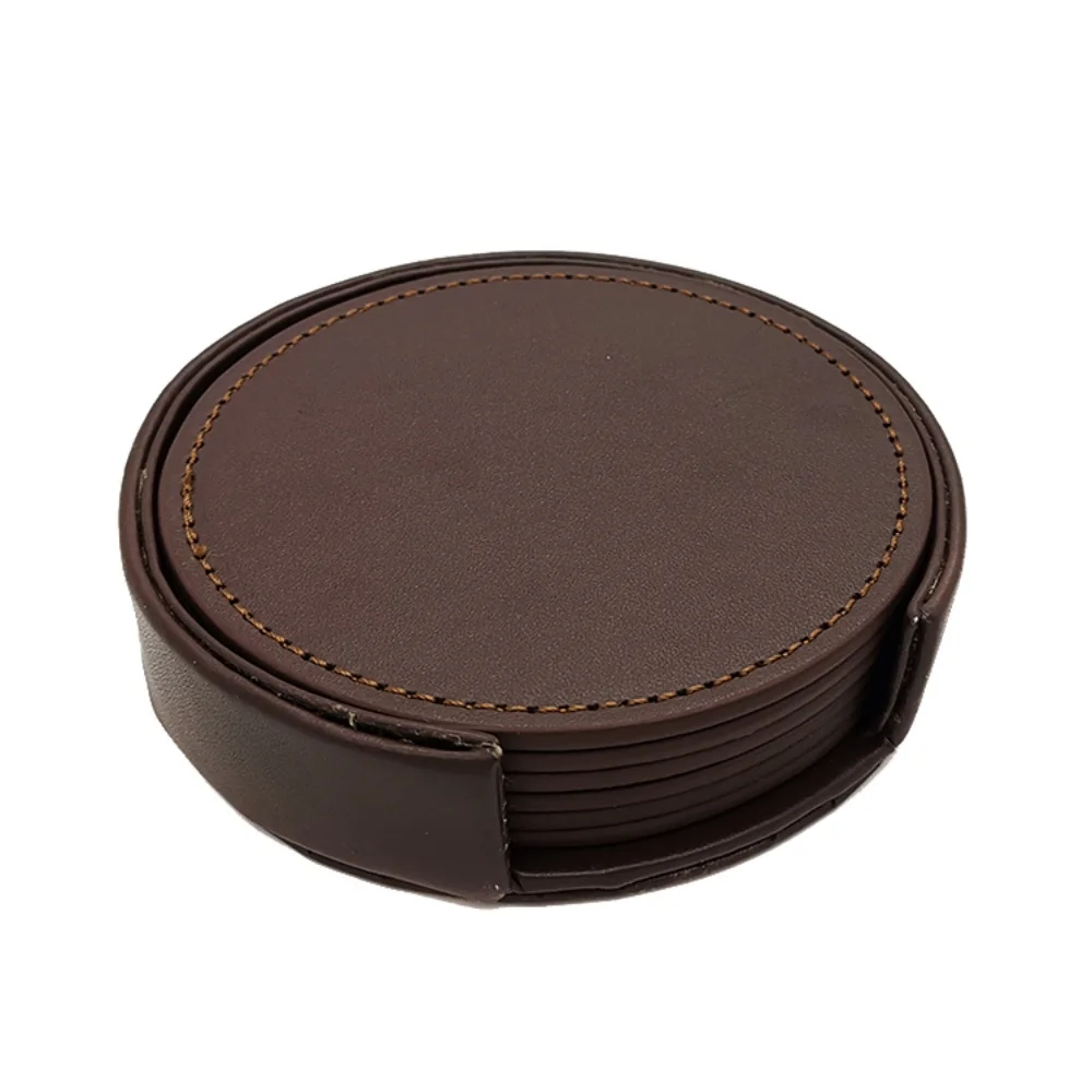 OUWO 6PCS Leather Coasters Circular Pure Color Heat Resistant Waterproof Placemat Tea Coffee Cup Home Bar Counter Home Decor
OUWO 6PCS Leather Coasters Circular Pure Color Heat Resistant Waterproof Placemat Tea Coffee Cup Home Bar Counter Home Decor