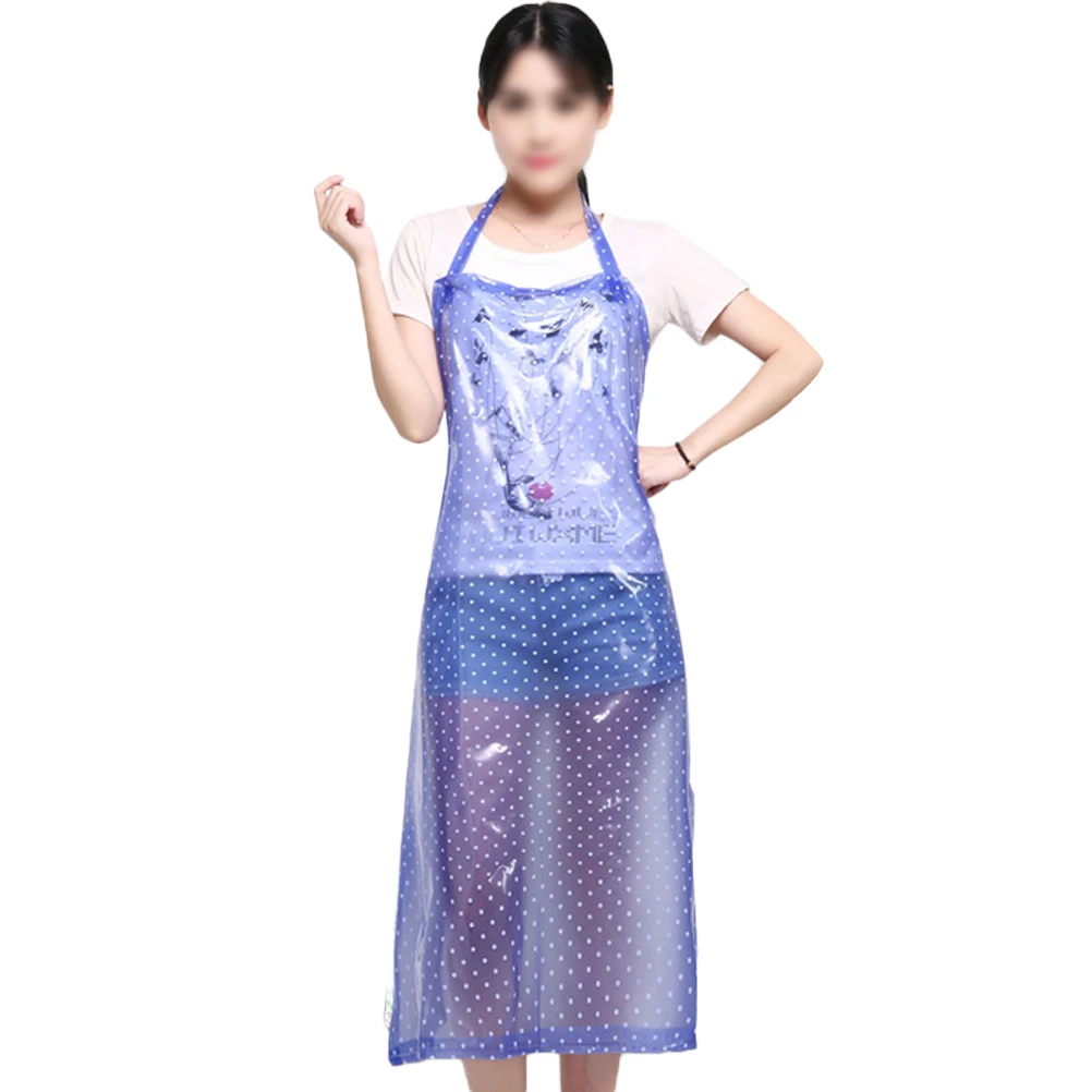 1pc Oil-proof Apron Sleeveless Waterproof Save-all Transparent PVC Apron Cooking Supply Blue
1pc Oil-proof Apron Sleeveless Waterproof Save-all Transparent PVC Apron Cooking Supply Blue