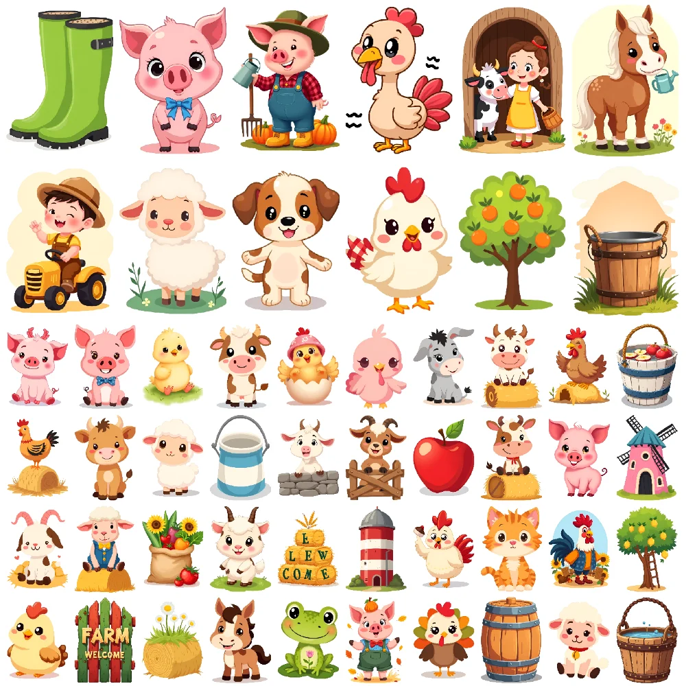 63pcs Temporary Tattoo Farm Animal Stickers Temporary Tattoo Stickers Decorative Stickers For Cheeks Men
63pcs Temporary Tattoo Farm Animal Stickers Temporary Tattoo Stickers Decorative Stickers For Cheeks Men