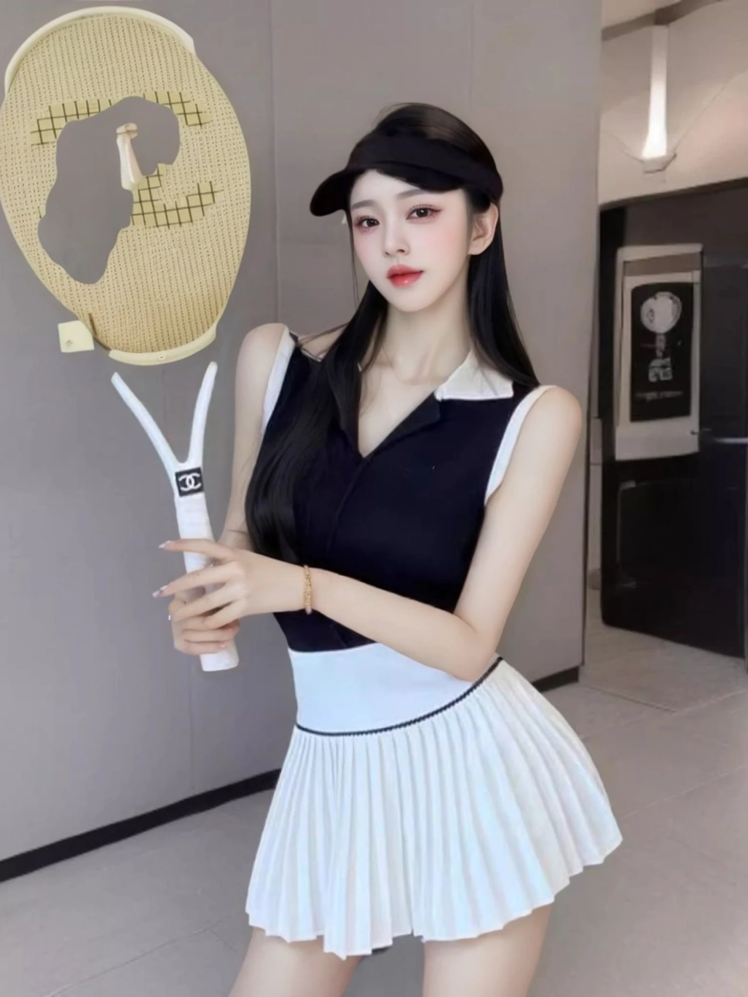Spring Autumn Tennis Badminton Sports Set Women's Shirt Skirt Casual College Style Breathable Fashionable Two-Piece Suit
Spring Autumn Tennis Badminton Sports Set Women's Shirt Skirt Casual College Style Breathable Fashionable Two-Piece Suit