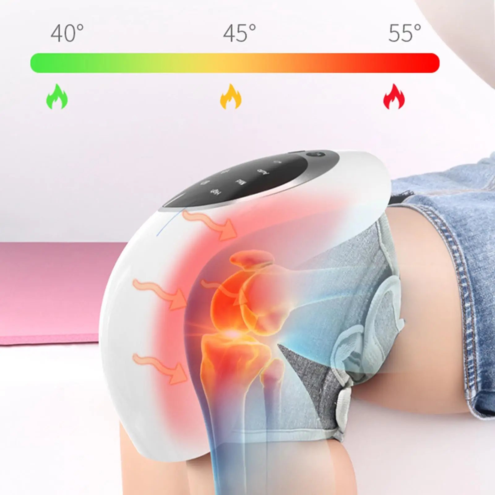 Cordless Knee Massager,Heated Knee Elbow Shoulder,Comforting Massage,Red Light,Shoulder Brace with Heat,Knee Heating Pad
Cordless Knee Massager,Heated Knee Elbow Shoulder,Comforting Massage,Red Light,Shoulder Brace with Heat,Knee Heating Pad
