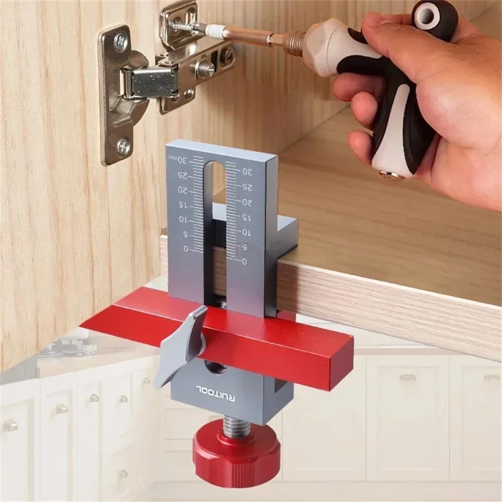 Cabinet Door Mounting Jig Aluminum Alloy Installation Positioner Cabinet Hardware Jig For Framed Frameless Cabinets 0-40mm Thick
Cabinet Door Mounting Jig Aluminum Alloy Installation Positioner Cabinet Hardware Jig For Framed Frameless Cabinets 0-40mm Thick