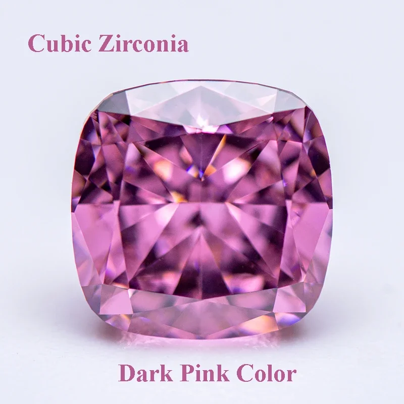 Cubic Zirconia Crushed Ice Cut Square Cushion Shape Dark Pink Color Charms Beads for Diy Jewelry Making Materials No Certificate
Cubic Zirconia Crushed Ice Cut Square Cushion Shape Dark Pink Color Charms Beads for Diy Jewelry Making Materials No Certificate