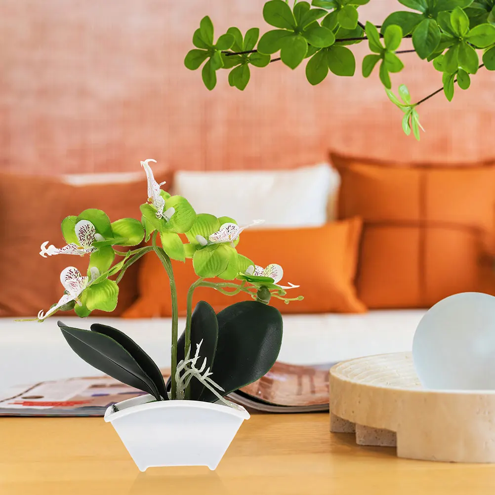 2pcs White Silk Phalaenopsis Artificial Flowers in Pot Realistic Fake Bonsai for Wedding Home Decor Photography Props Lifelike
2pcs White Silk Phalaenopsis Artificial Flowers in Pot Realistic Fake Bonsai for Wedding Home Decor Photography Props Lifelike