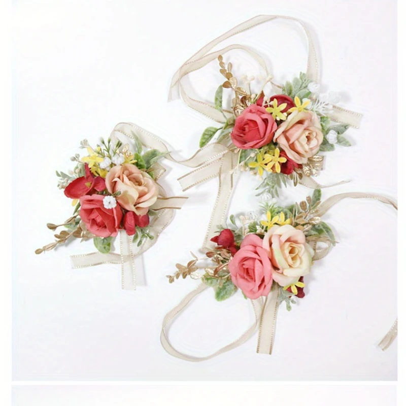 *Red Rose Wedding Wrist Corsage And Boutonniere ForBride Bridesmaid Man Groom Accessories Prom Suit Decorations
*Red Rose Wedding Wrist Corsage And Boutonniere ForBride Bridesmaid Man Groom Accessories Prom Suit Decorations