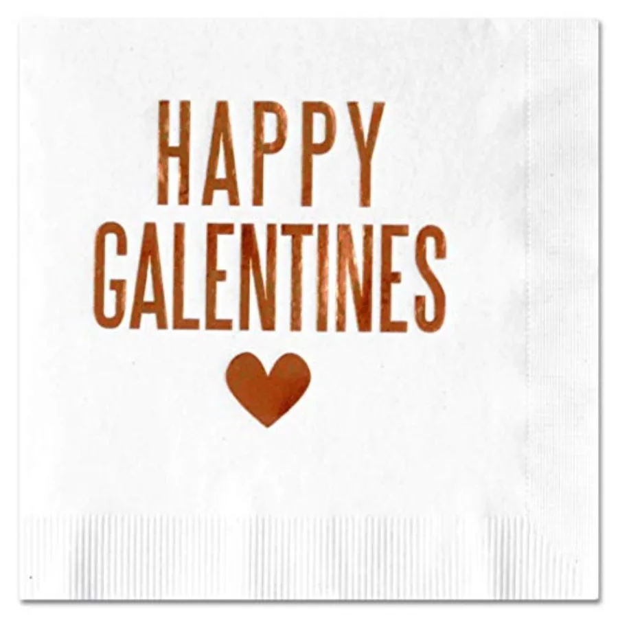 Happy Galentines Коктейльные напитки 20 шт. Фольга Медные украшения для вечеринок от Nerdy Words
Happy Galentines Коктейльные напитки 20 шт. Фольга Медные украшения для вечеринок от Nerdy Words