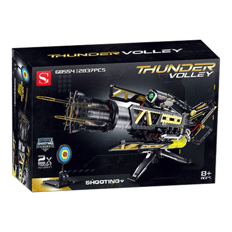 IN STOCK 60554 Military MOC Idea Technical Electric Gatling Model Gun Assembling Toys for Children Christmas Gift Set
IN STOCK 60554 Military MOC Idea Technical Electric Gatling Model Gun Assembling Toys for Children Christmas Gift Set