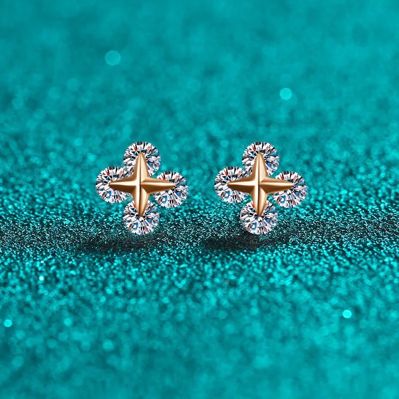 100% 925 Silver 3mm Star Moissanite Stud Earrings for Women D Color VVS1 Brilliant Cut Diamond Ear Studs Pass Diamond Tester
100% 925 Silver 3mm Star Moissanite Stud Earrings for Women D Color VVS1 Brilliant Cut Diamond Ear Studs Pass Diamond Tester