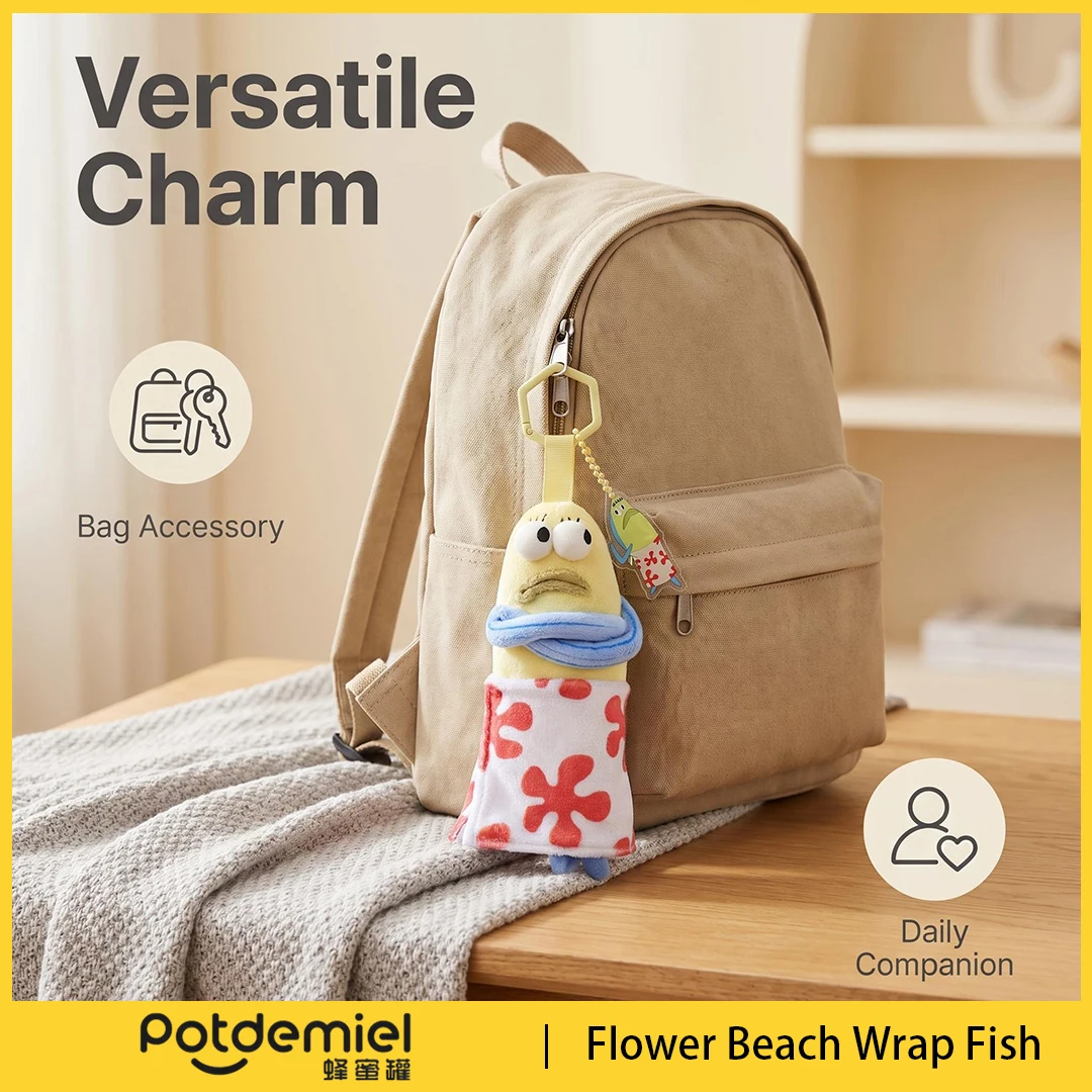 Potdemiel SpongeBob Flower Wrap Fish Plush Charm Keychain Beach Doll Handbag Accessory Key Chain Pendant Souvenir Gift Figure
Potdemiel SpongeBob Flower Wrap Fish Plush Charm Keychain Beach Doll Handbag Accessory Key Chain Pendant Souvenir Gift Figure