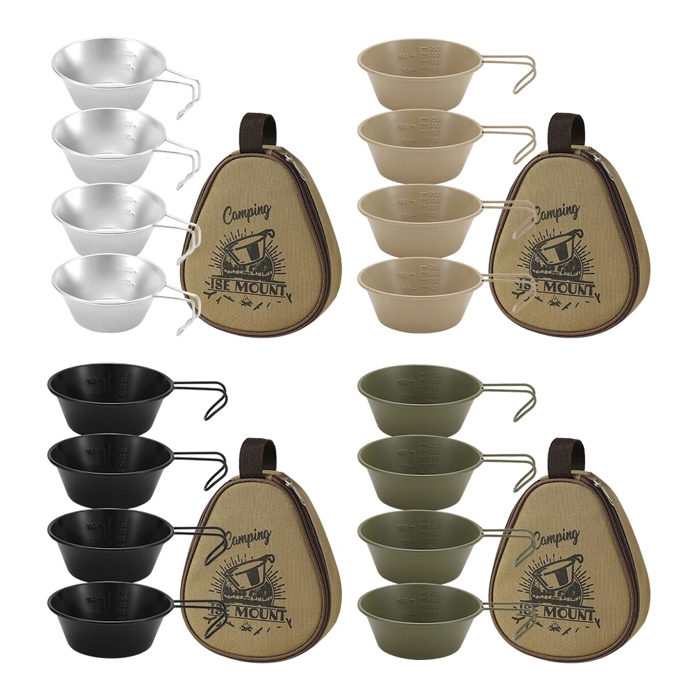 4Pcs 300ml Outdoor Sierra Bowl with Storage Bag Portable Camping Bowl Stainless Steel Camping Drinking Mug for Camping Picnic
4Pcs 300ml Outdoor Sierra Bowl with Storage Bag Portable Camping Bowl Stainless Steel Camping Drinking Mug for Camping Picnic