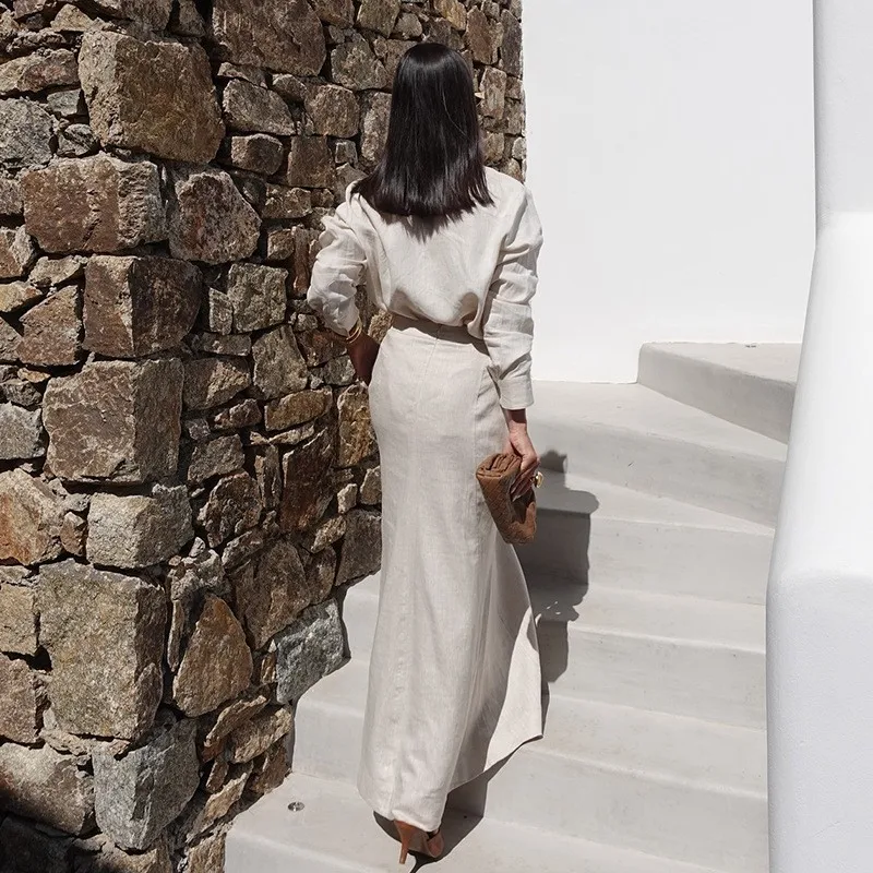 Elegant Women's Summer 2 Piece Set High Waist Maxi Dress Deep V Neck Long Skirt Matching Ensemble
Elegant Women's Summer 2 Piece Set High Waist Maxi Dress Deep V Neck Long Skirt Matching Ensemble