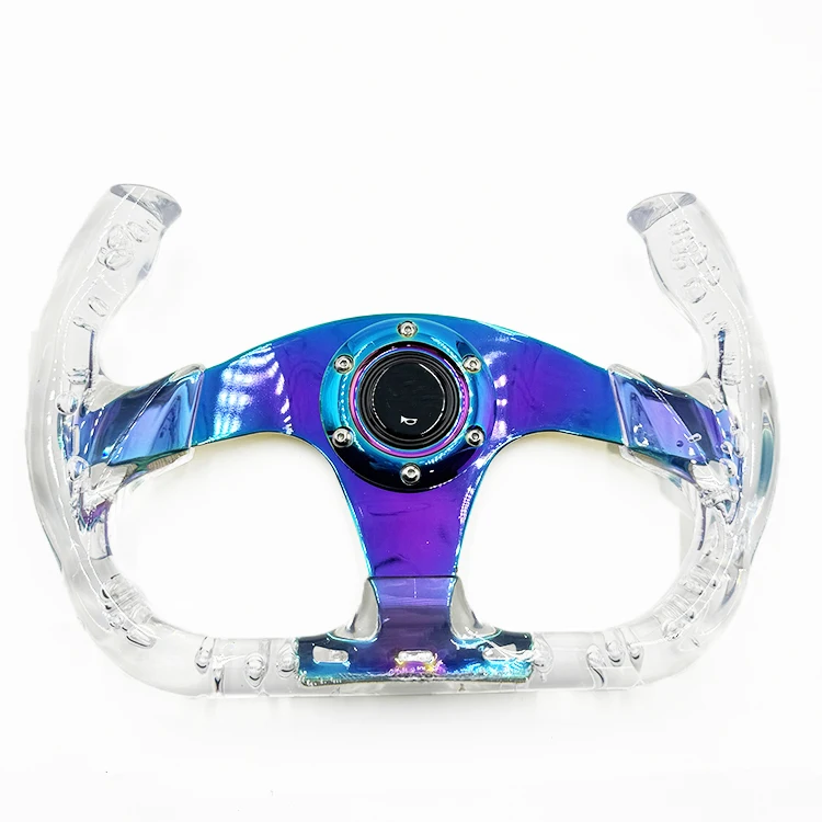 350mm Acrylic Transparent Horn Steering Wheel Steering Wheel
350mm Acrylic Transparent Horn Steering Wheel Steering Wheel