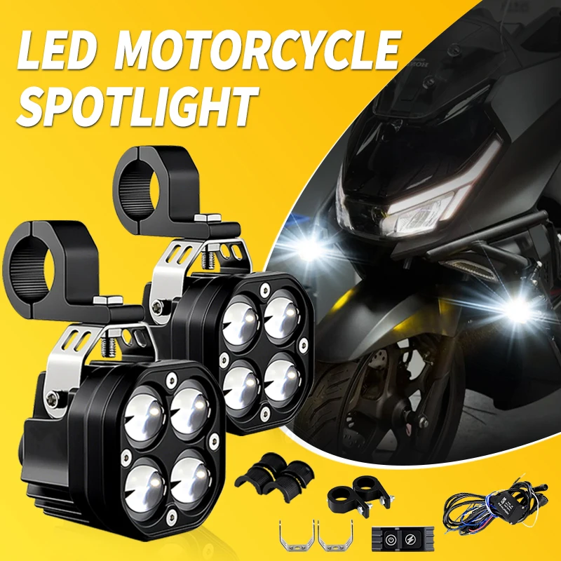 1 комплект противотуманных фар для мотоцикла, 12 В, светодиодные фары для Honda CBR 1000RR SP 2017-2019, белые и желтые лампы дальнего/ближнего света, универсальная лампа 80 Вт
1 комплект противотуманных фар для мотоцикла, 12 В, светодиодные фары для Honda CBR 1000RR SP 2017-2019, белые и желтые лампы дальнего/ближнего света, универсальная лампа 80 Вт