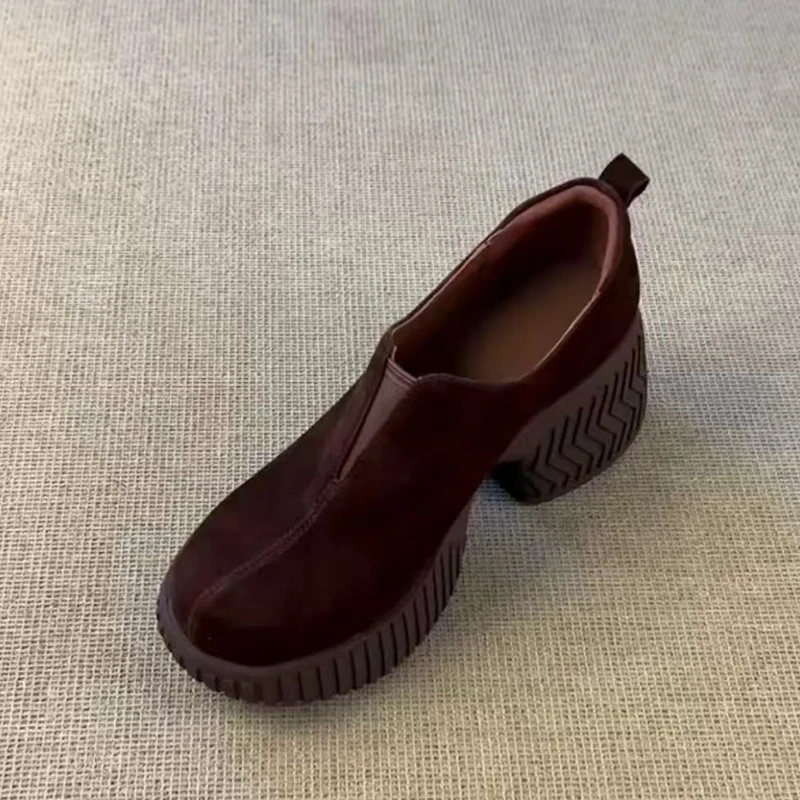 Women Platform High Heels Shoes Elegant Chunky Loafers Shoes Woman 2026 Winter Suede Pumps Shallow Casual Sport
Women Platform High Heels Shoes Elegant Chunky Loafers Shoes Woman 2026 Winter Suede Pumps Shallow Casual Sport