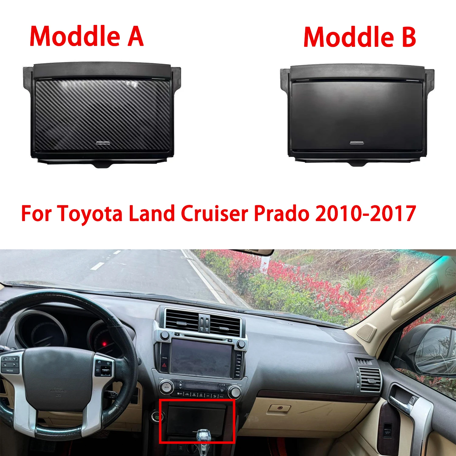 Car Center Console CD Glove Box 55406-60360 for Toyota Land Cruiser Prado 2010-2017 55406-60380 Sundries Storage Box Assy
Car Center Console CD Glove Box 55406-60360 for Toyota Land Cruiser Prado 2010-2017 55406-60380 Sundries Storage Box Assy