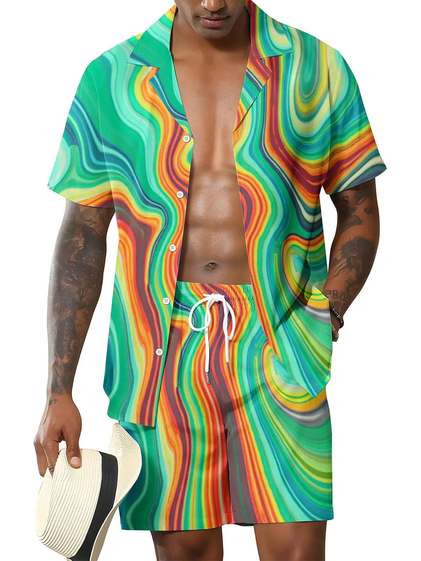 Men's Shirt Sets 2026 Spring/Summer 3D Printed clothing set drip clothing jogging suit Graphic jogging set Suit for man
Men's Shirt Sets 2026 Spring/Summer 3D Printed clothing set drip clothing jogging suit Graphic jogging set Suit for man