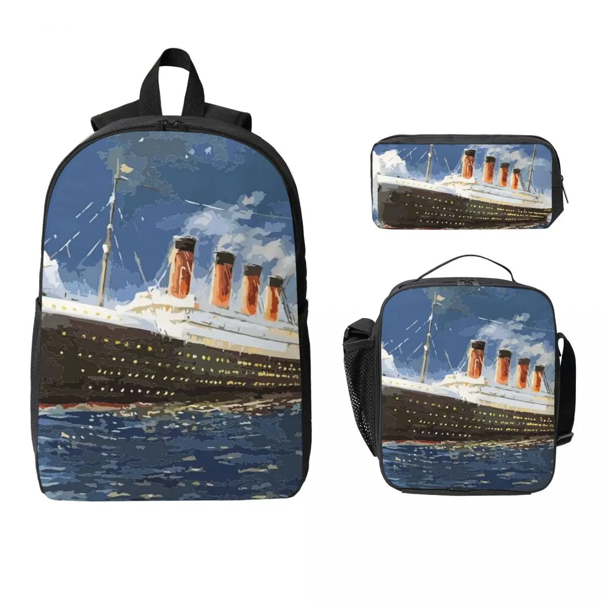 The Most Popular Ship Of All Times, Titanic. Backpack BookBag School Bag Shoulder Bags 3ps Insulated Lunch Bag Pencil Case
The Most Popular Ship Of All Times, Titanic. Backpack BookBag School Bag Shoulder Bags 3ps Insulated Lunch Bag Pencil Case