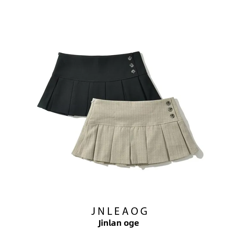 Модная повседневная плиссированная юбка JNLEAOG: женская дизайнерская модель, осенняя новинка, с низкой талией, А-силуэт, из полиэстера, для делового стиля
Модная повседневная плиссированная юбка JNLEAOG: женская дизайнерская модель, осенняя новинка, с низкой талией, А-силуэт, из полиэстера, для делового стиля