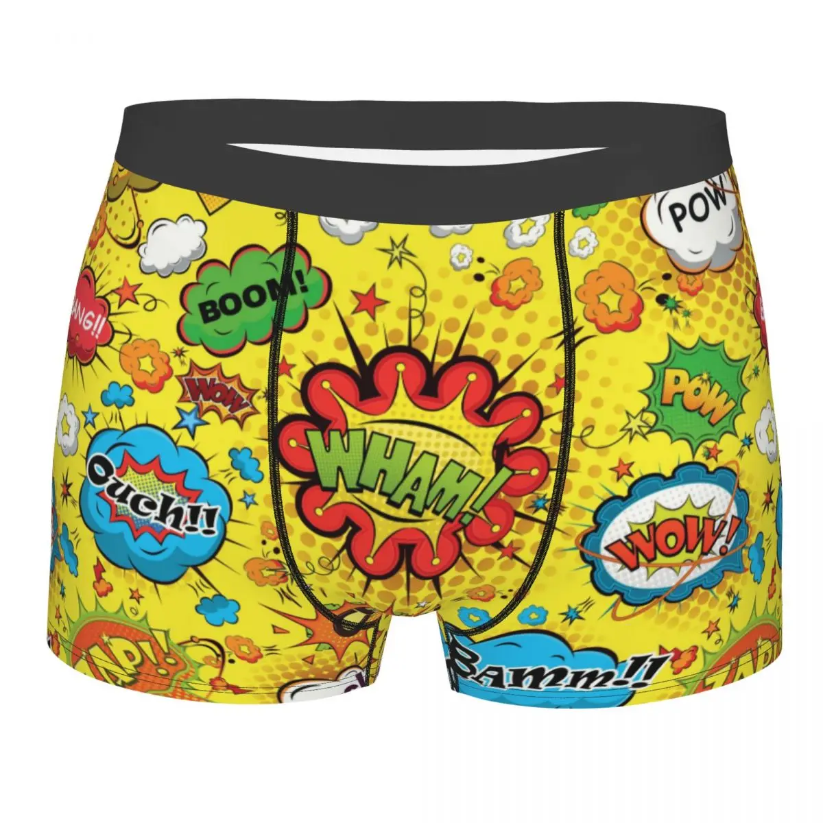 Custom Retro Comic Speech Bubbles Design Boxers Shorts Men's Briefs Underwear Fashion Underpants
Custom Retro Comic Speech Bubbles Design Boxers Shorts Men's Briefs Underwear Fashion Underpants
