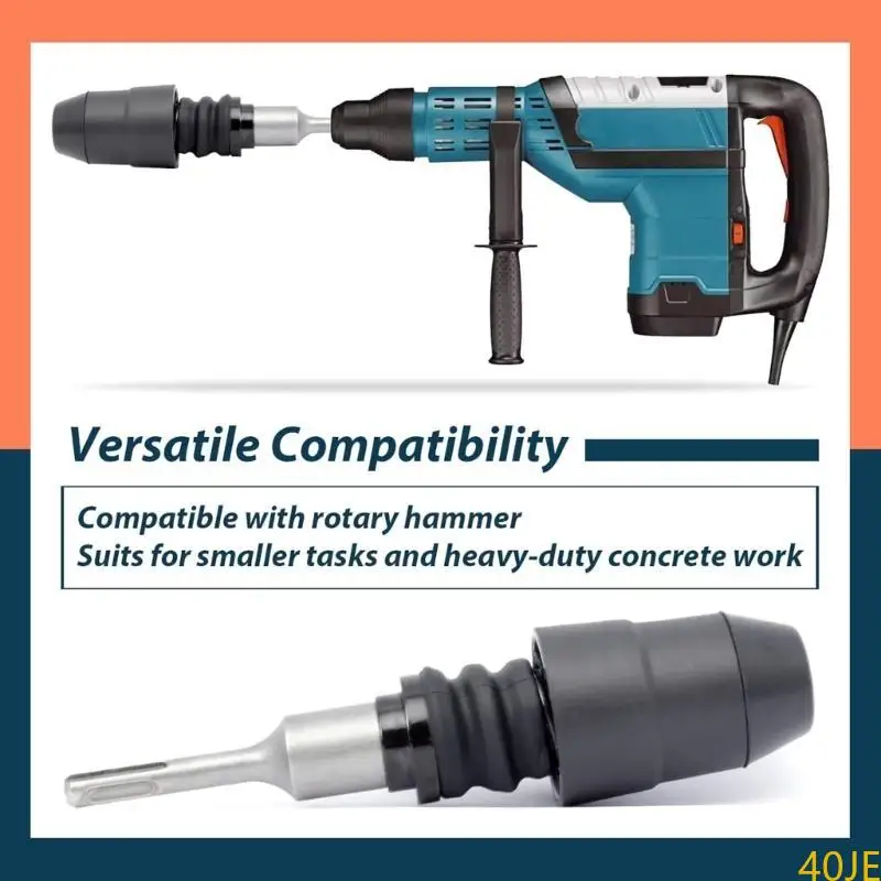 8 1/4 Inch Alloy Steel Adapter for SDSPlus and SDSMax Rotarys Hammers in Black Finish 
8 1/4 Inch Alloy Steel Adapter for SDSPlus and SDSMax Rotarys Hammers in Black Finish