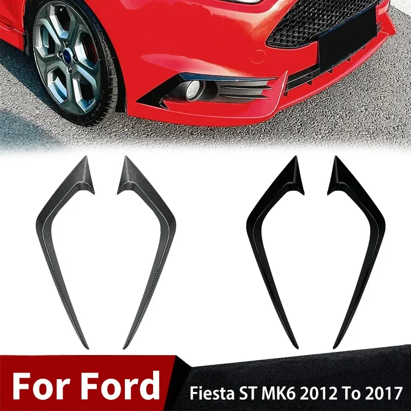 For Ford Fiesta ST MK6 2012 To 2017 Front Bumper Lip Fog Front Light Frames Splitter Spoiler Trim Cover Sticker Accessories
For Ford Fiesta ST MK6 2012 To 2017 Front Bumper Lip Fog Front Light Frames Splitter Spoiler Trim Cover Sticker Accessories