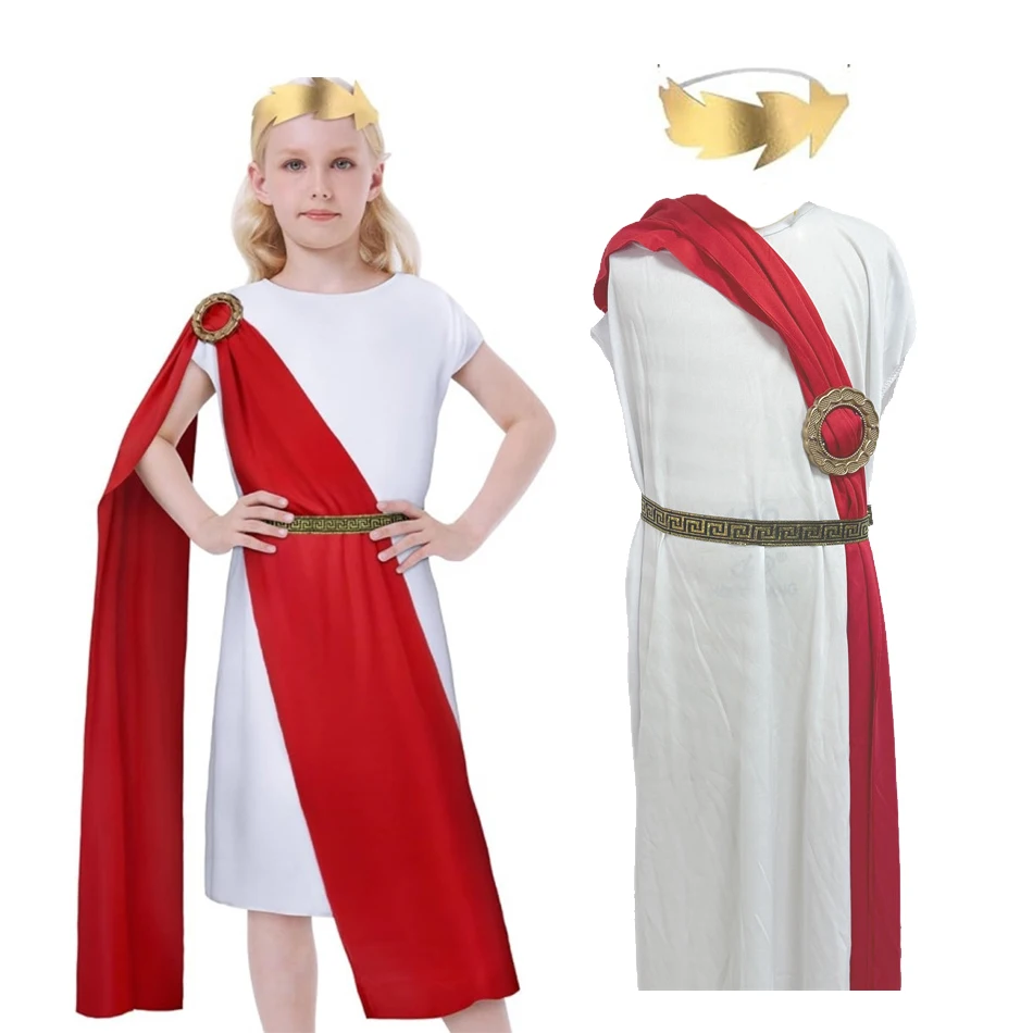 Halloween Costume For Ancient Greek Zeus Roman Children's Day Performance Clothes Cosplay Greek Prince Princess Set
Halloween Costume For Ancient Greek Zeus Roman Children's Day Performance Clothes Cosplay Greek Prince Princess Set