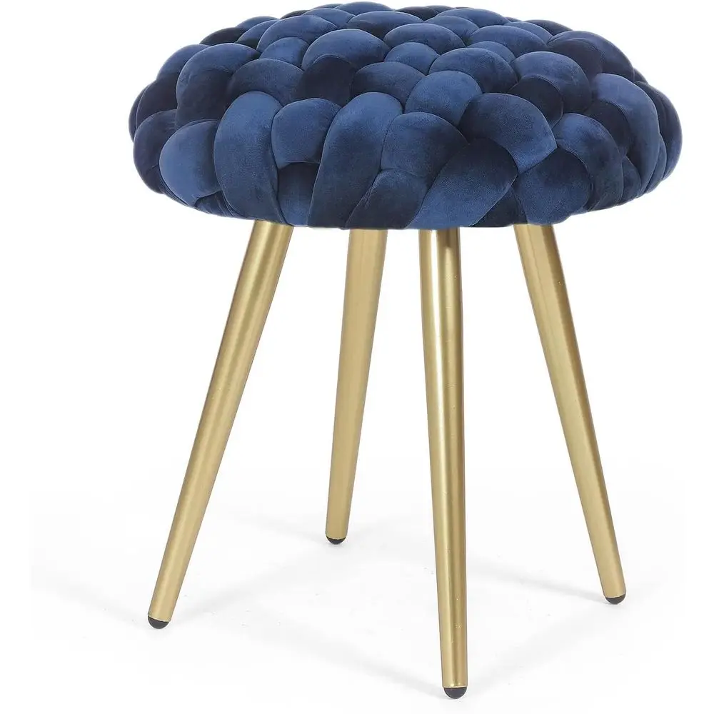 Hand-Woven Round Velvet Ottoman oot Rest Stool Vanity Stool or Living Bed Room (k Blue)
Hand-Woven Round Velvet Ottoman oot Rest Stool Vanity Stool or Living Bed Room (k Blue)